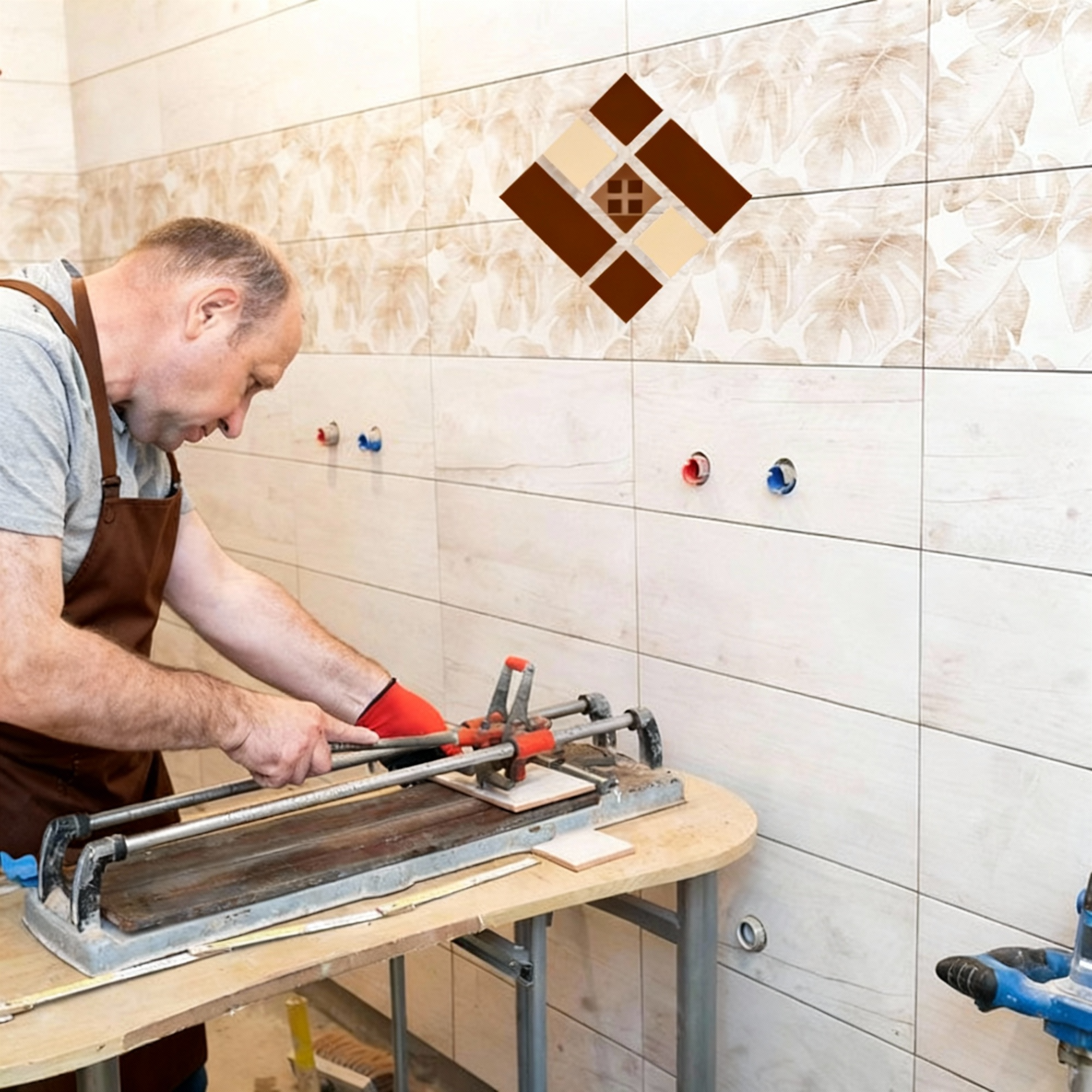 Expert wall tile installation and alignment service in Los Angeles bathroom remodel